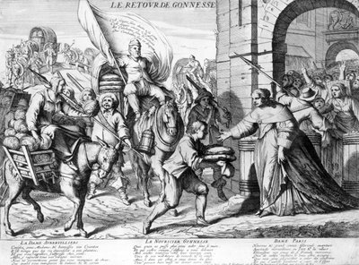 Le Retour de Gonnesse, April 1649 by French School